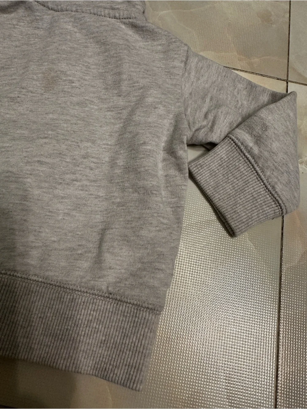 Cruise Captain Zip-Up Sweater Jacket Light Grey size 9 Months Cotton Carter’s